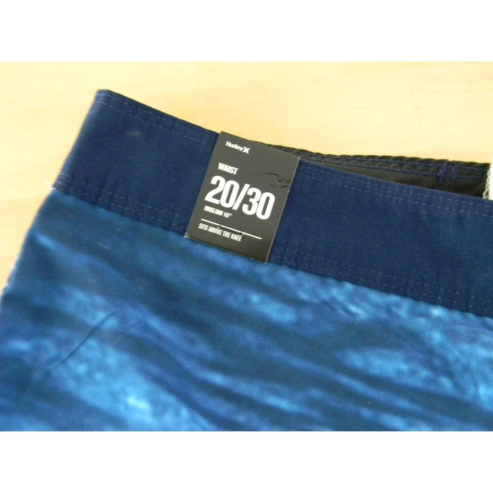 Hurley Swim Trunks Indo Blue Boys Size 20 NWT